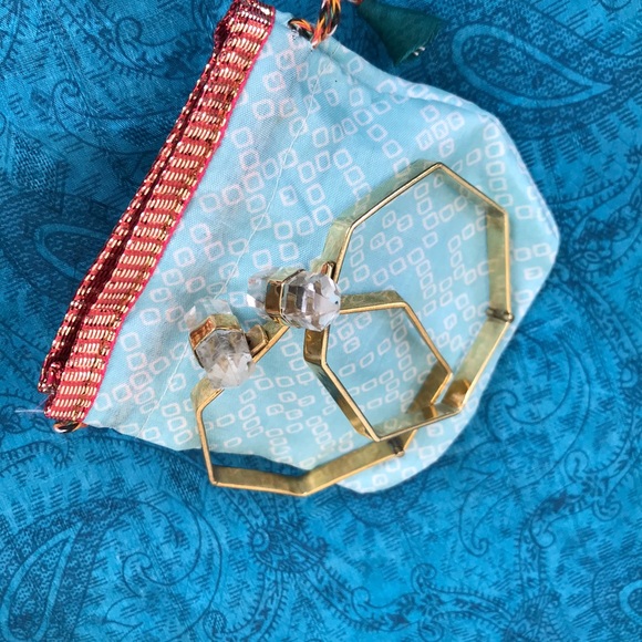 Bracelets brass bracelets with Crystal clear - Picture 3 of 3